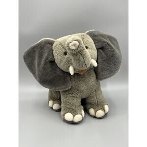 1993 Vintage 24K Polar Puff Elephant Plush Gray Special Effects 12” Stuffed Toy